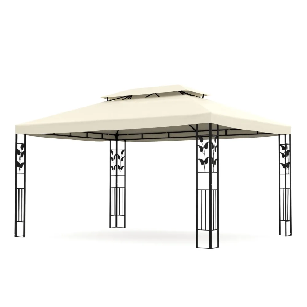 Gartenpavillon ZEN 4 x 3 m beige