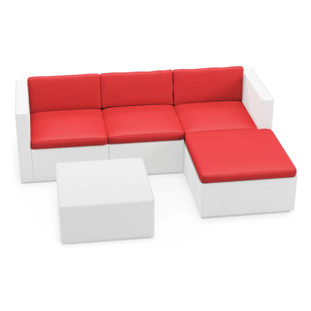 Ersatzkissen Lounge Malibu rot