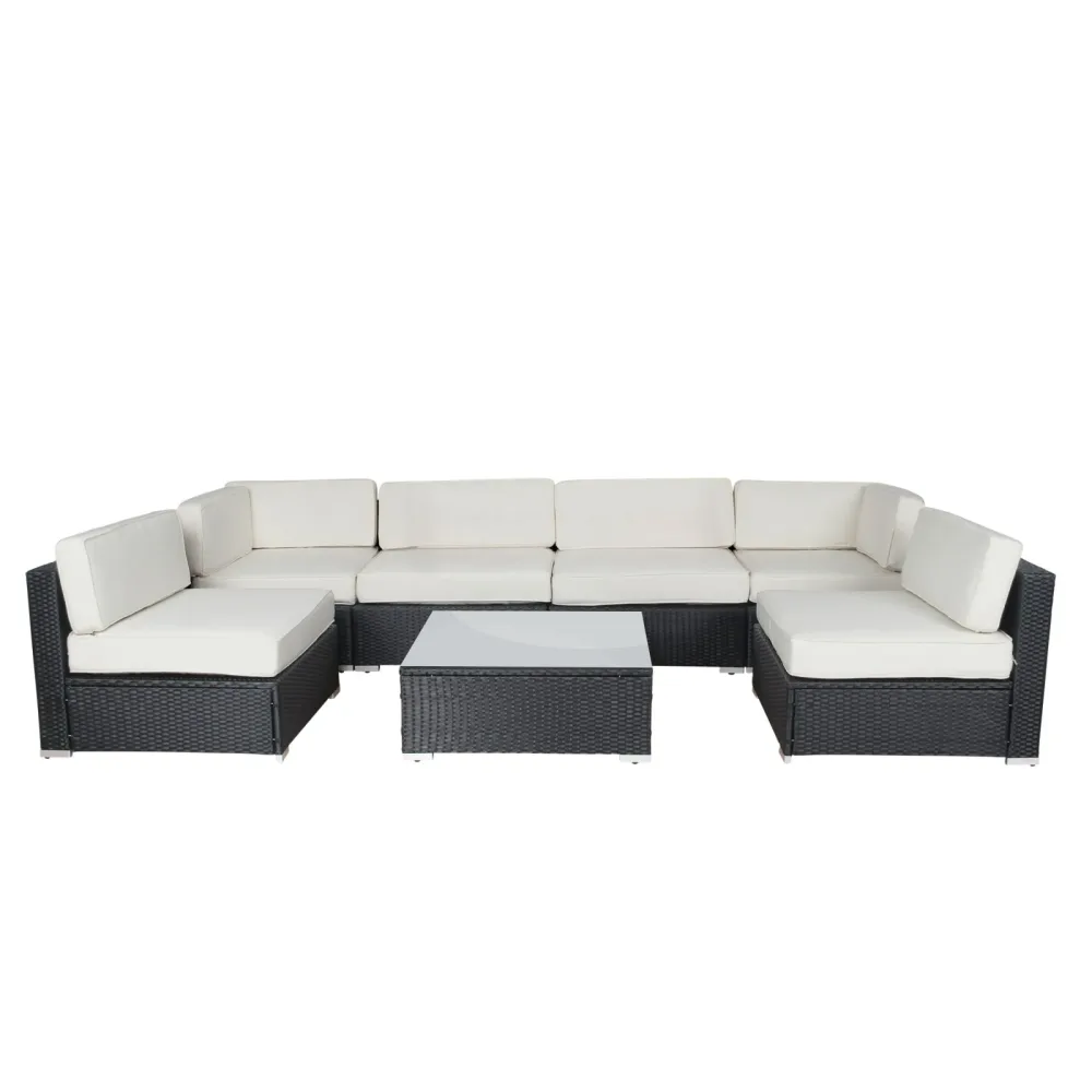Kissenbezüge Rattanlounge Sydney beige
