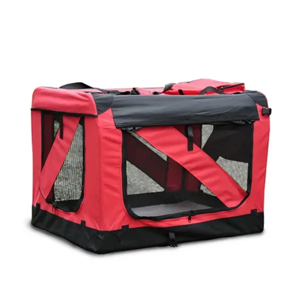 Hundebox faltbar S rot