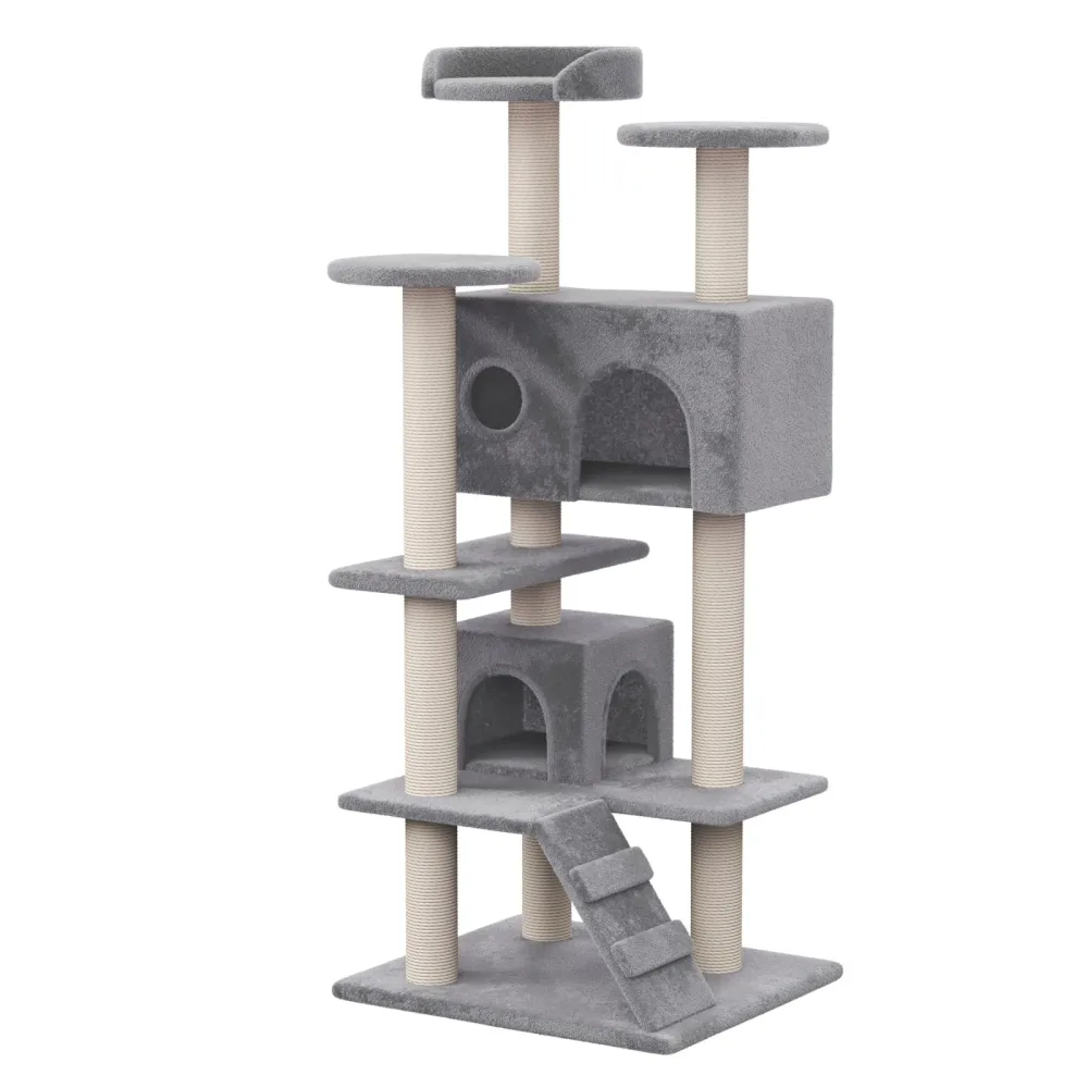 Katzenbaum NELLY 131 cm grau