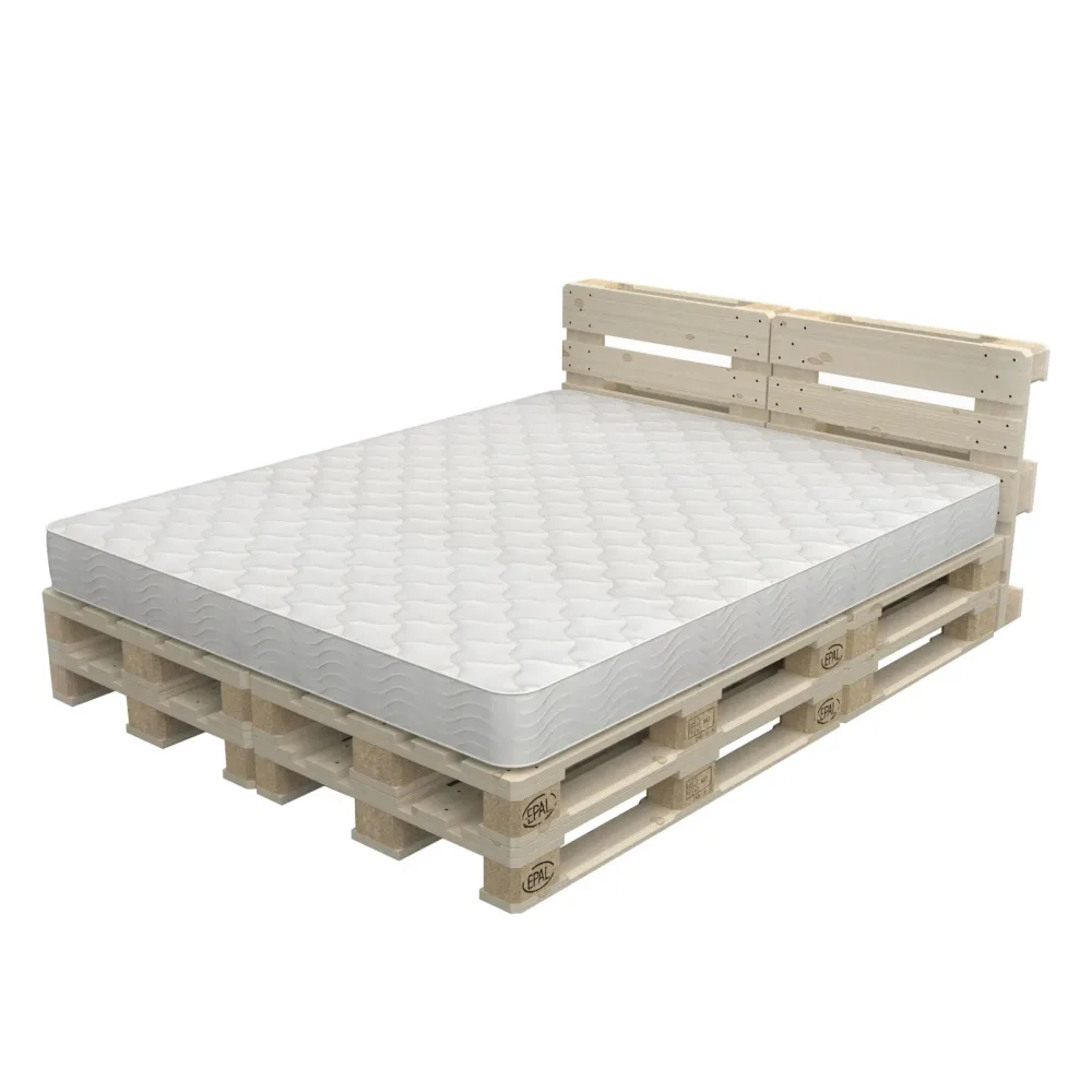 Palettenbett 160 x 200 cm Komplett-Set