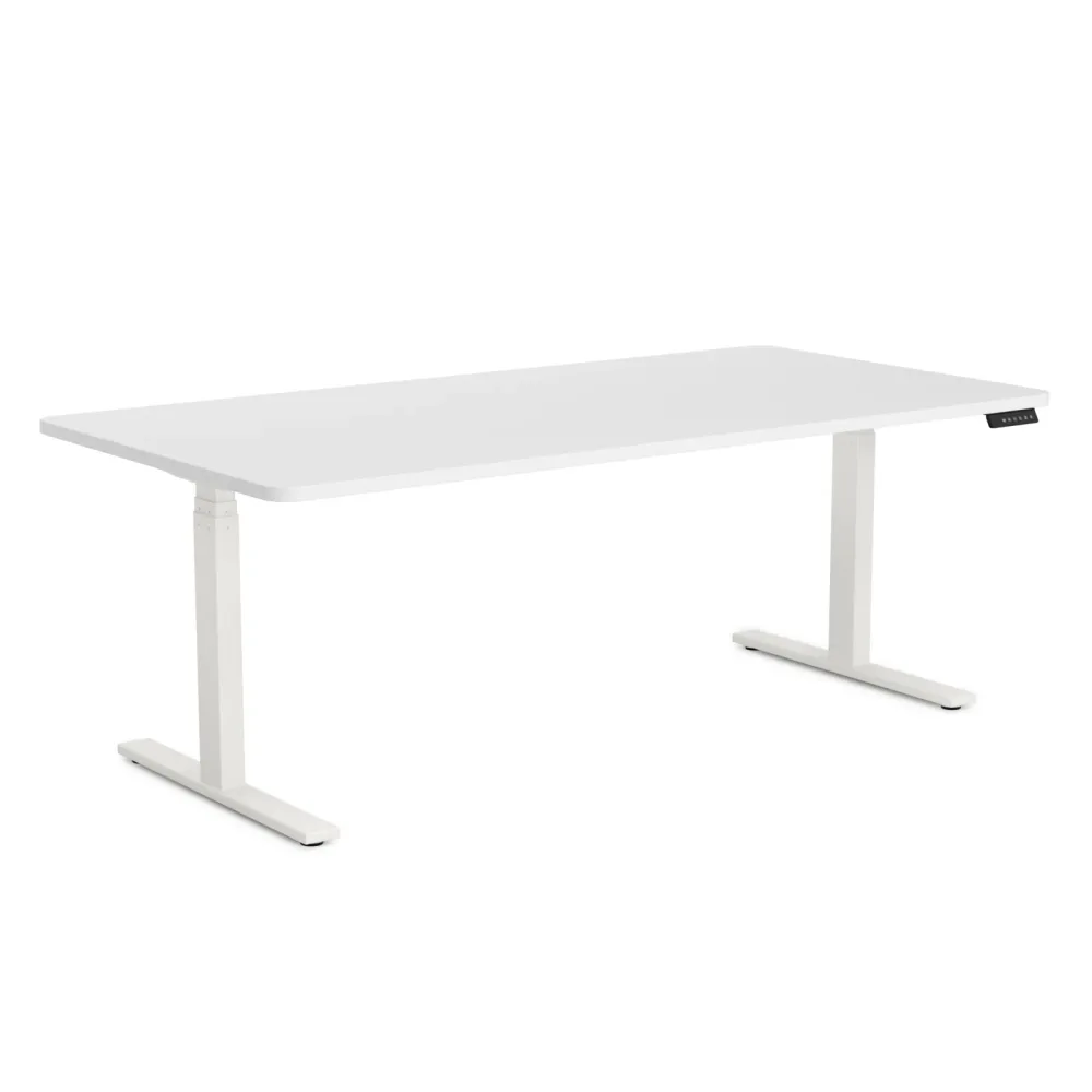 Stehpult elektrisch PREMIUM weiss 180 x 90 cm