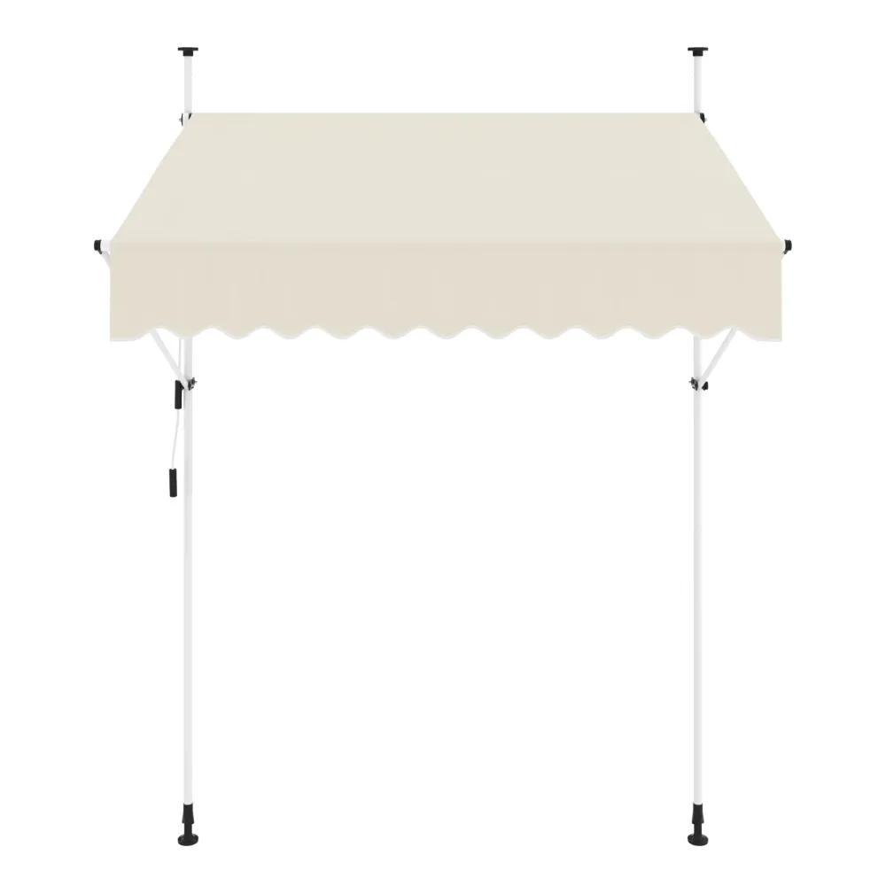 Balkonmarkise 200 x 120 cm beige