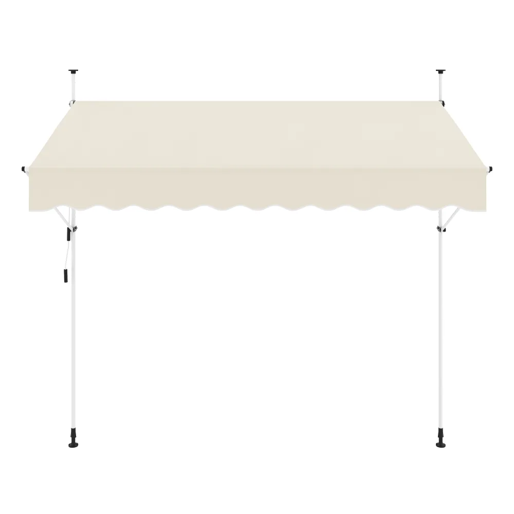 Balkonmarkise 300 x 120 cm beige