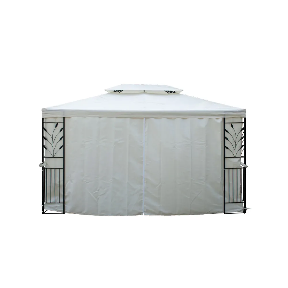 Seitenwände Gartenpavillon LAVEN 4 x 3 m beige