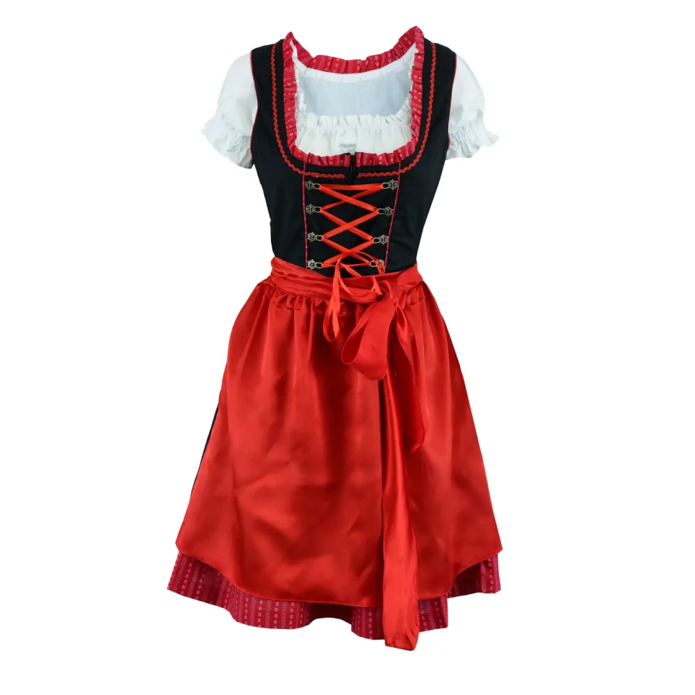Dirndl Kleid rot Grösse 48