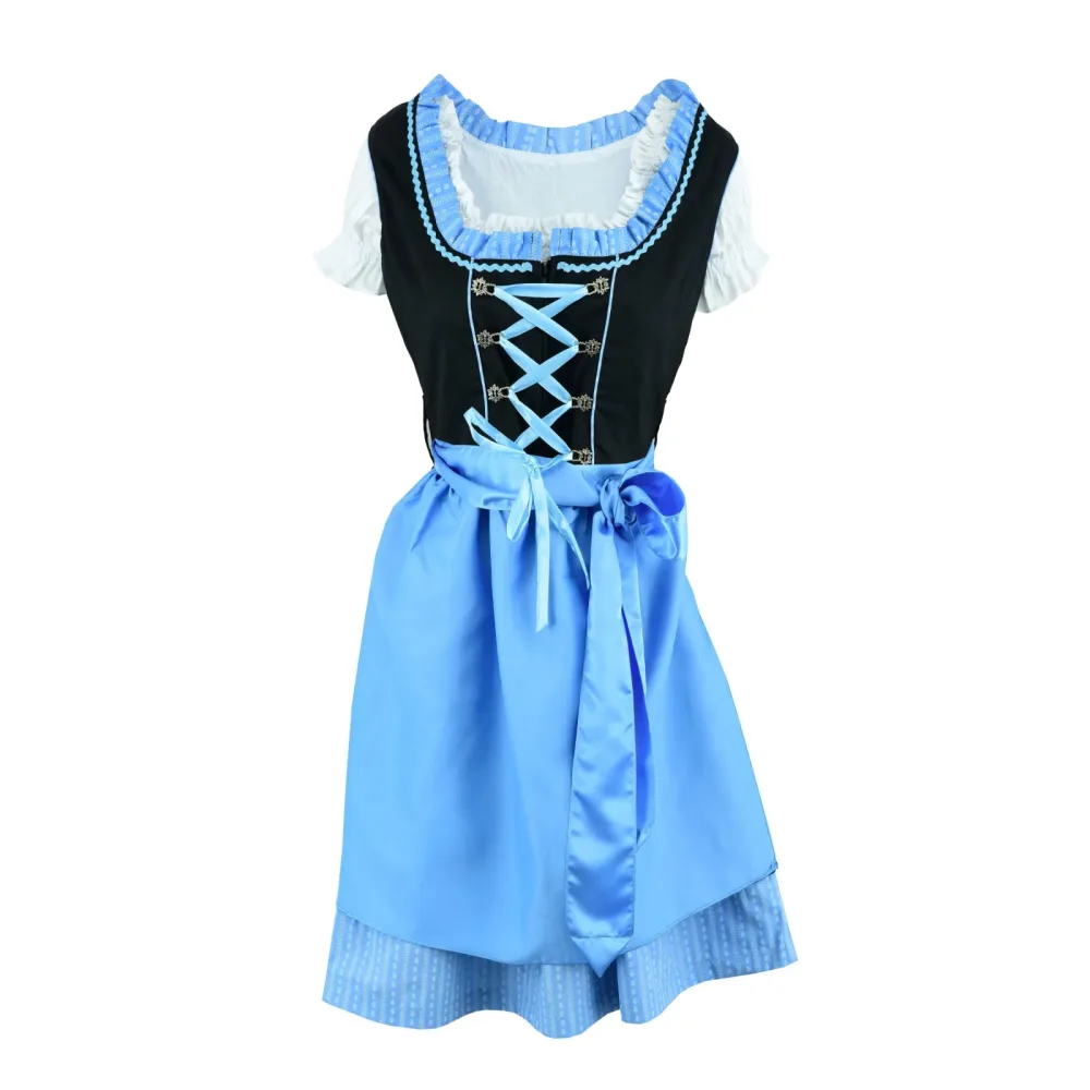 Dirndl Kleid blau Grösse 34