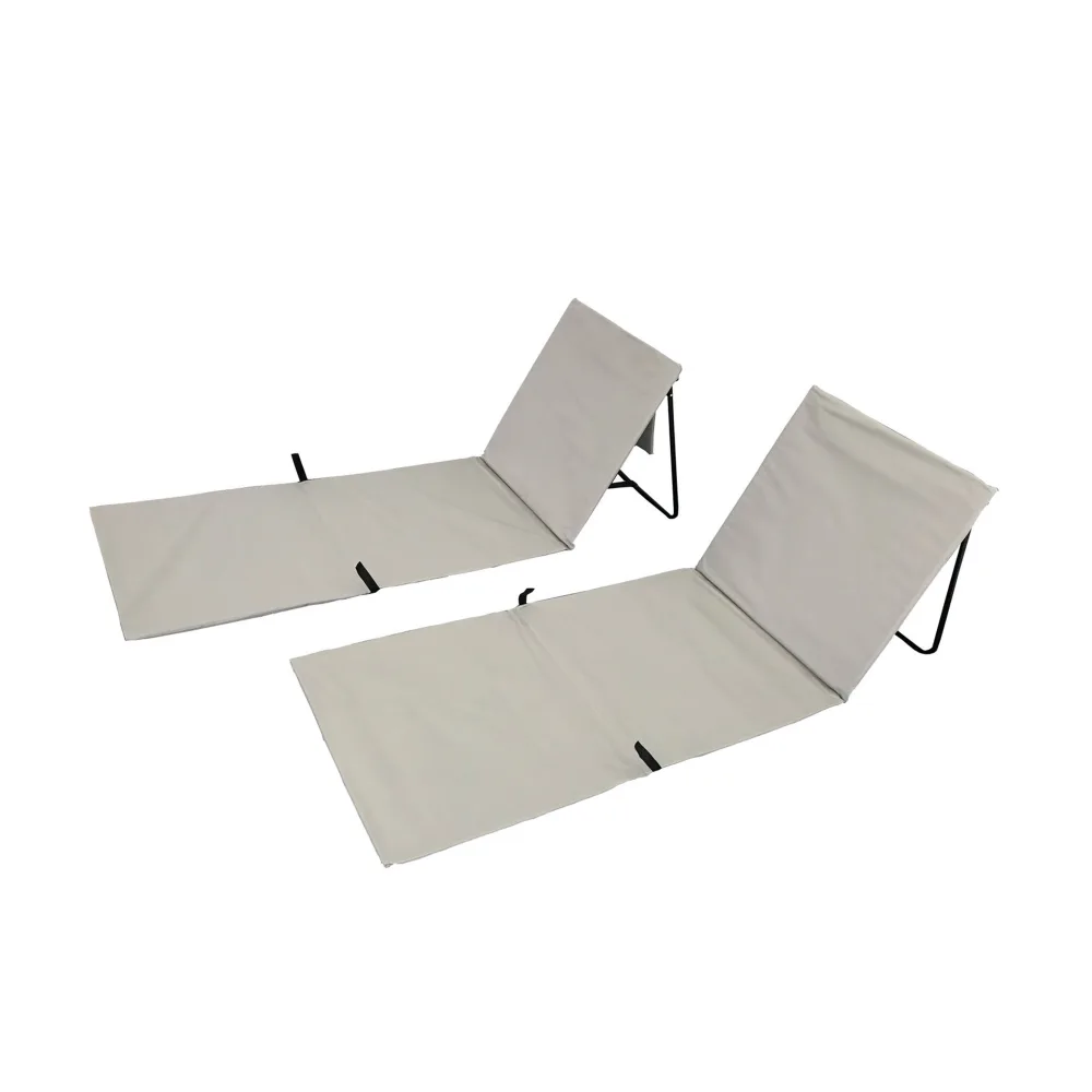 Strandmatte 2er Set grau