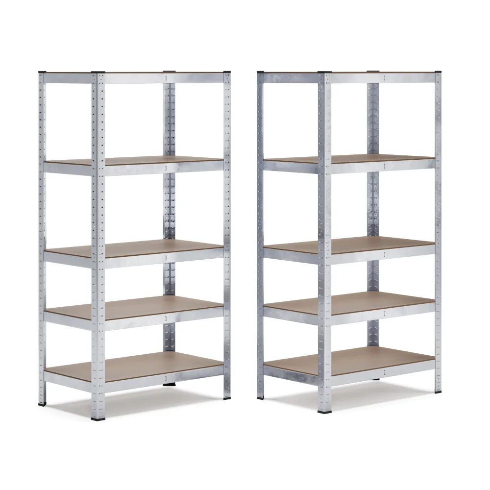 Steckregal 90 x 40 x 180 cm 2er Set