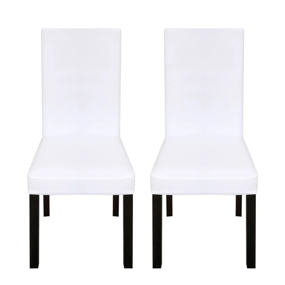 Stuhlbezug 2er Set weiss