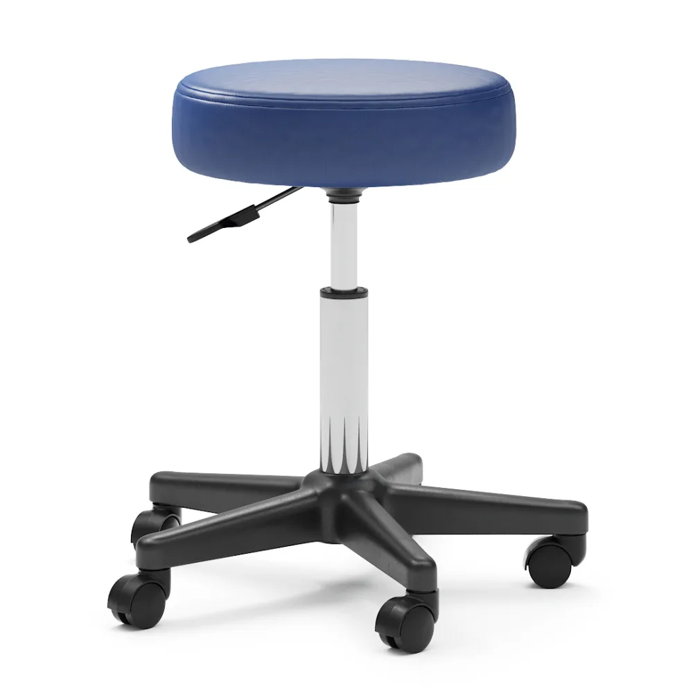 Rollhocker blau