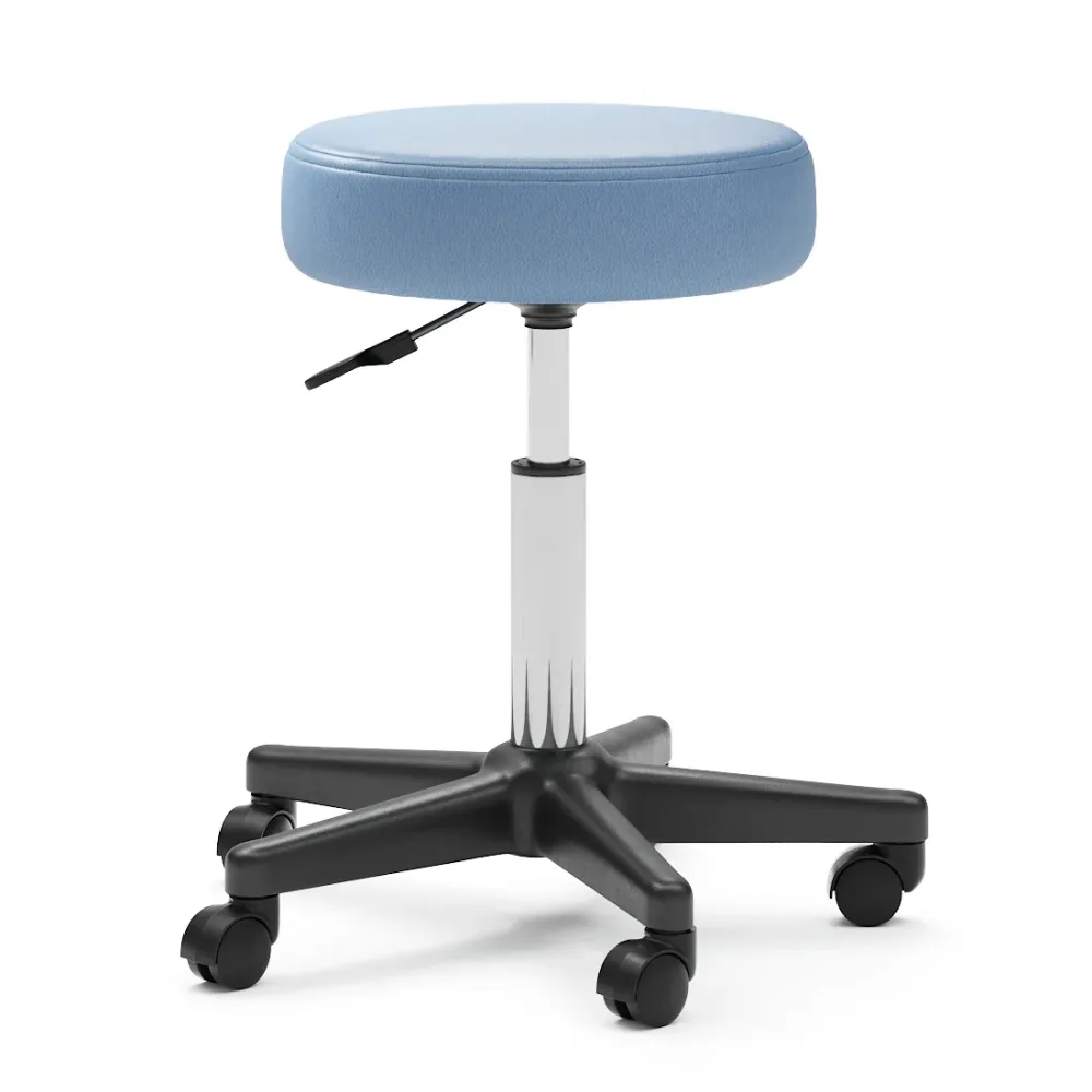 Rollhocker hellblau