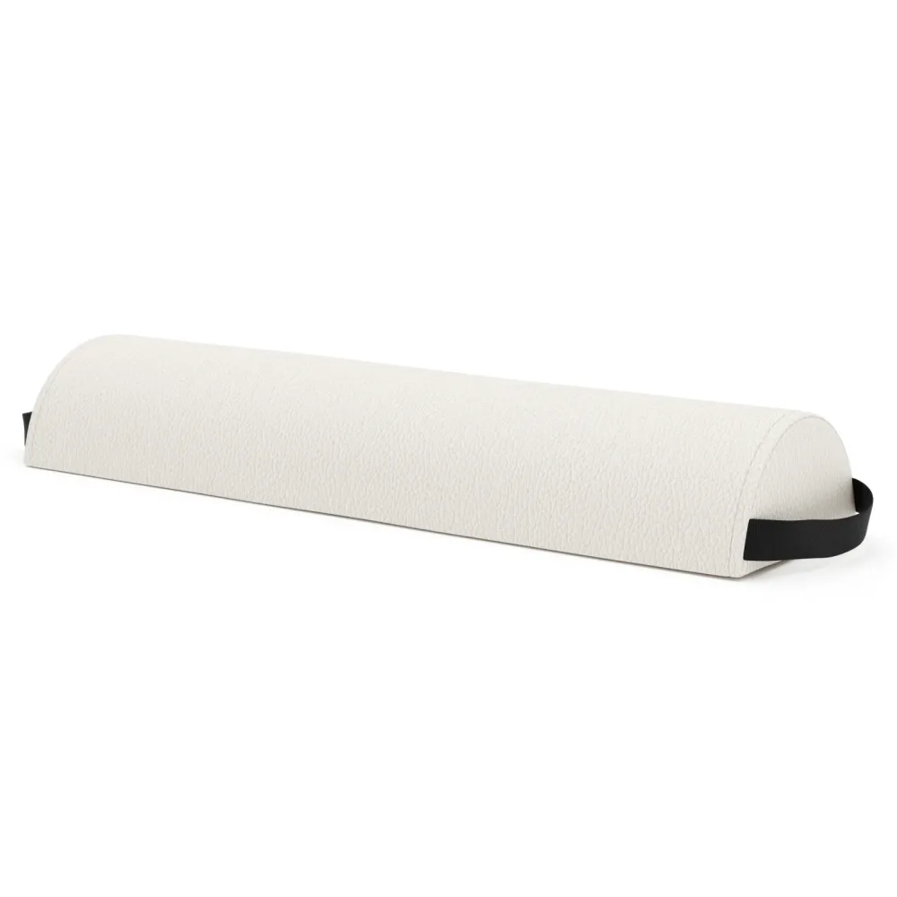 Nackenrolle halbrund 66 cm weiss