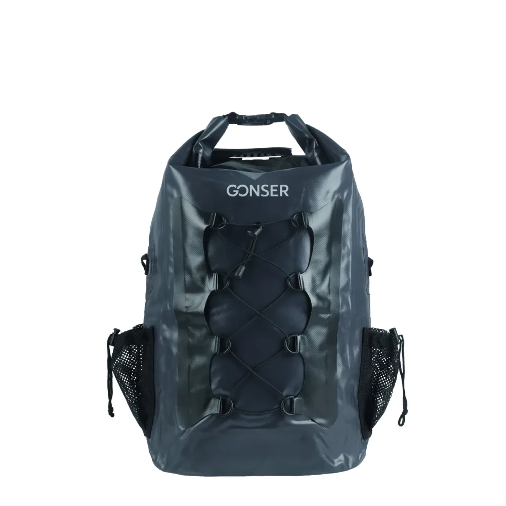 Dry Bag Rucksack wasserdicht anthrazit 30L