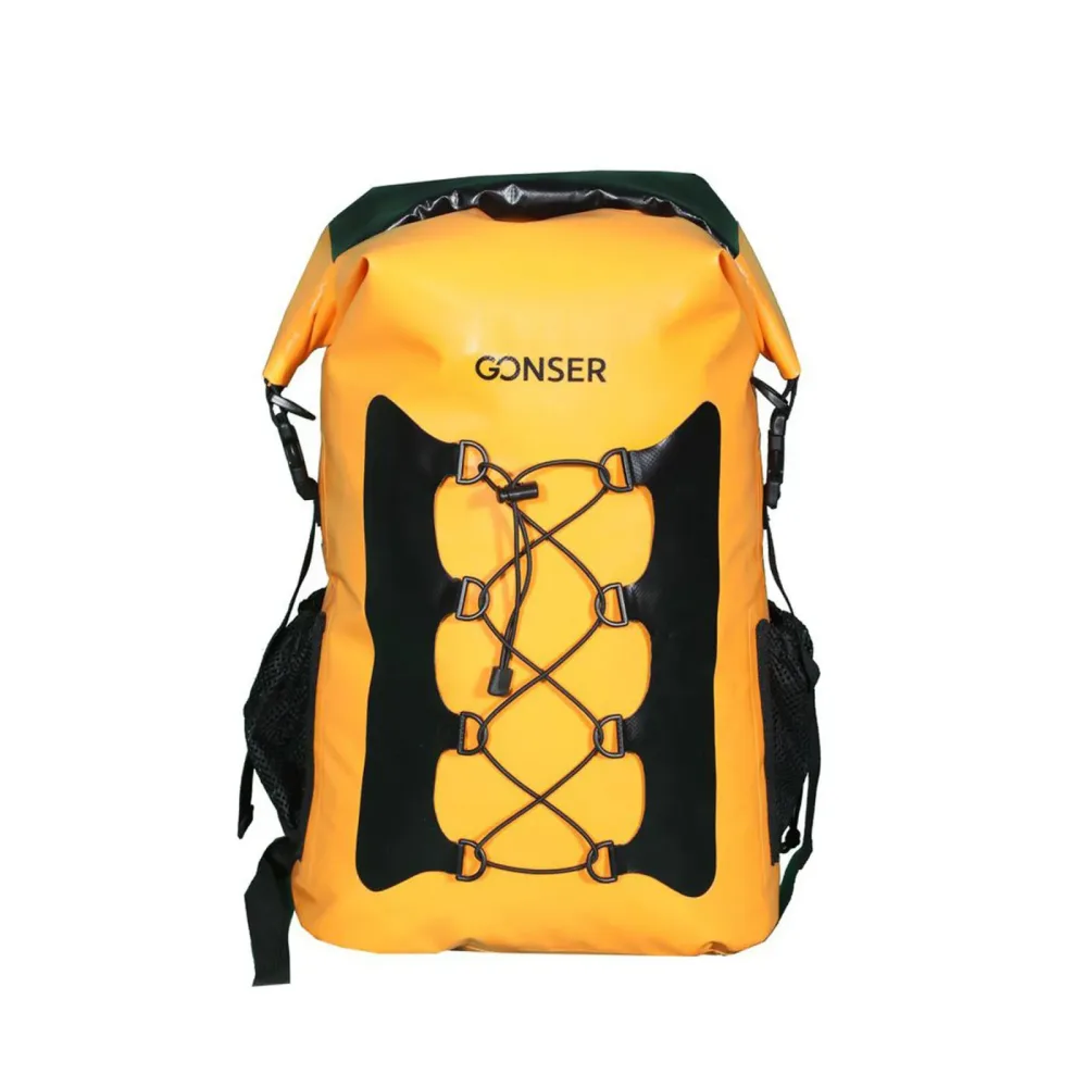 Dry Bag Rucksack wasserdicht orange 30L