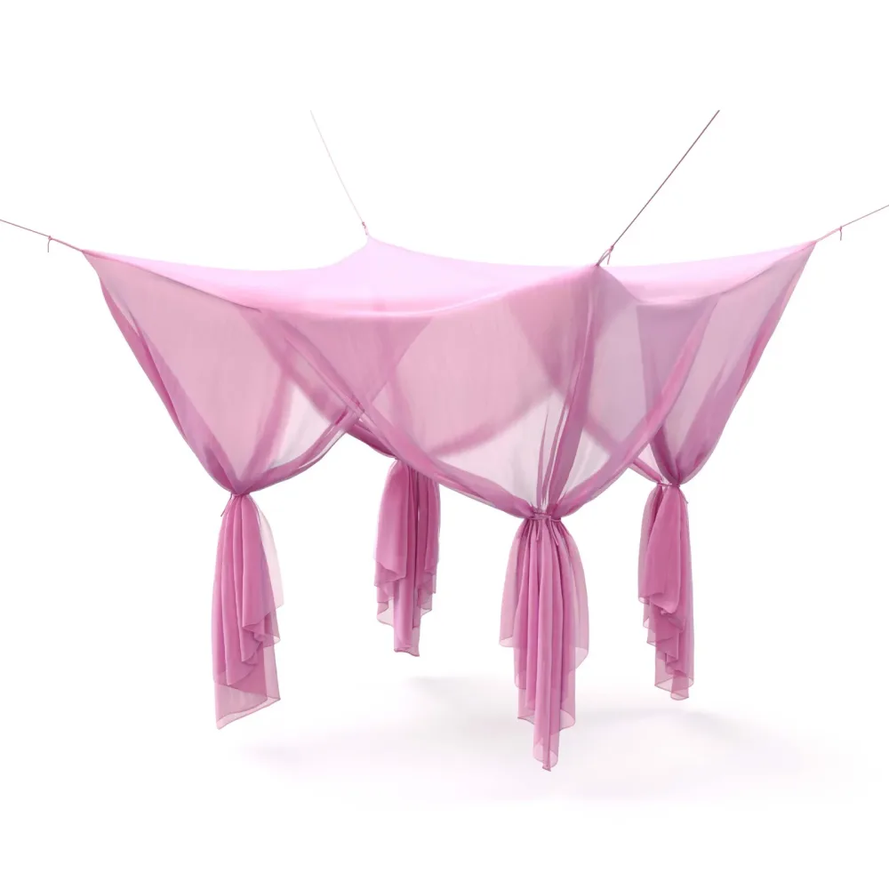 Moskitonetz 220 x 210 cm pink