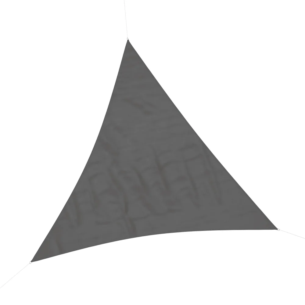 Sonnensegel Polyester Dreieck 5 x 5 x 5 m grau