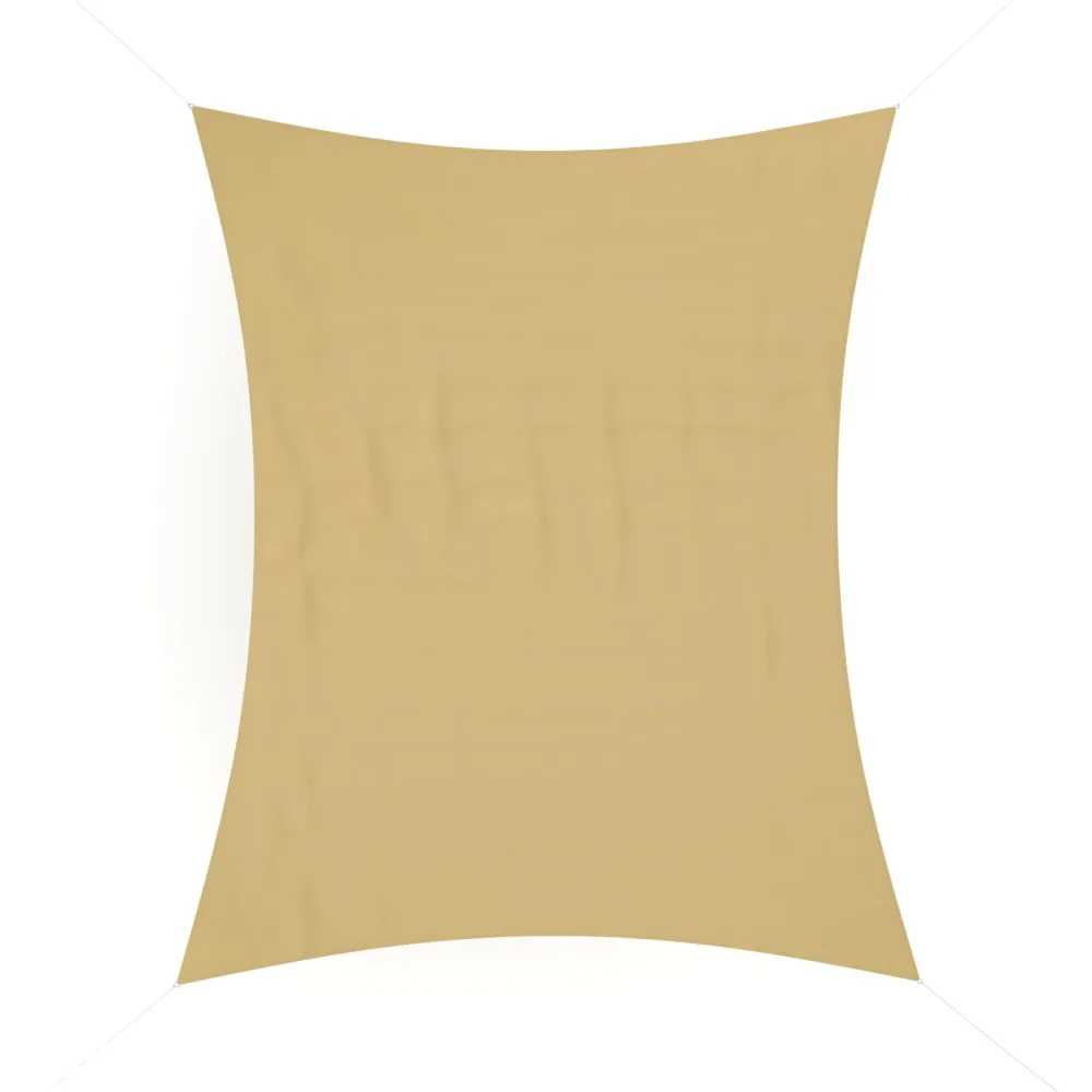 Sonnensegel Polyester 4 x 6 m beige