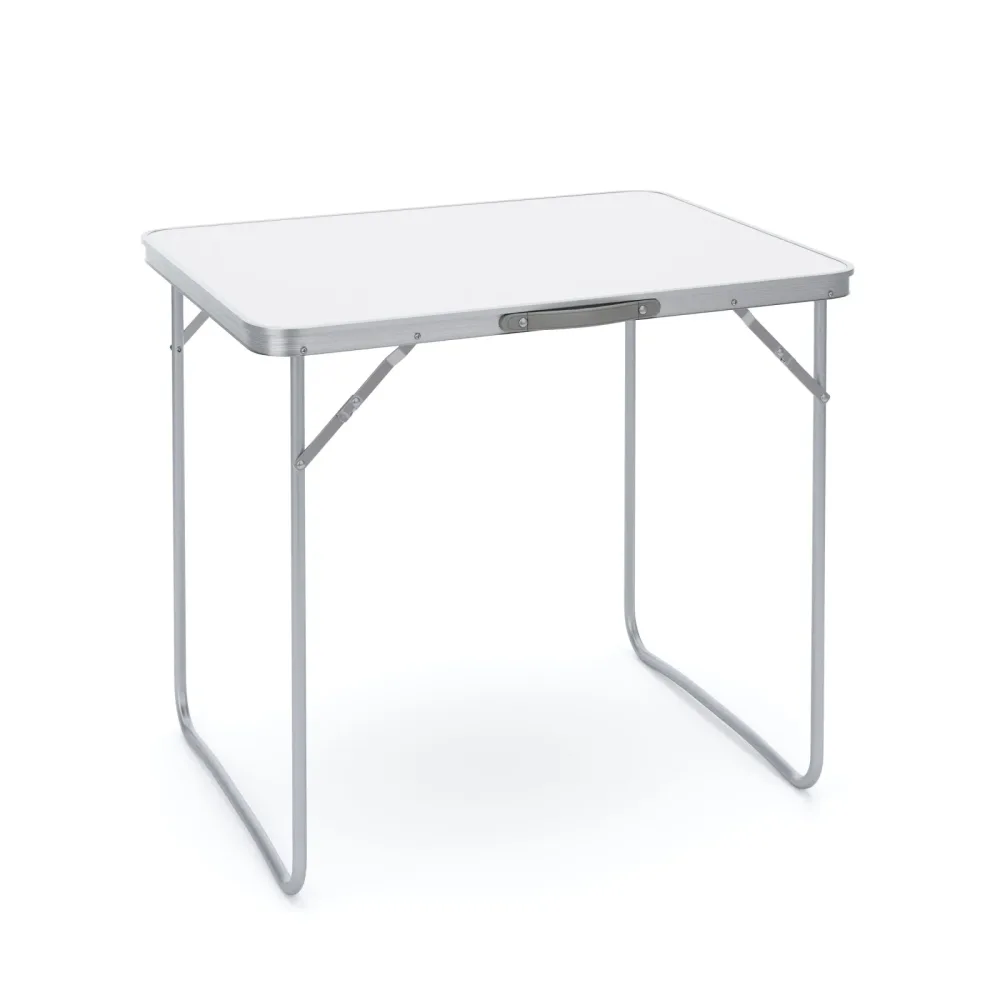 Campingtisch klappbar 80 x 70 cm weiss