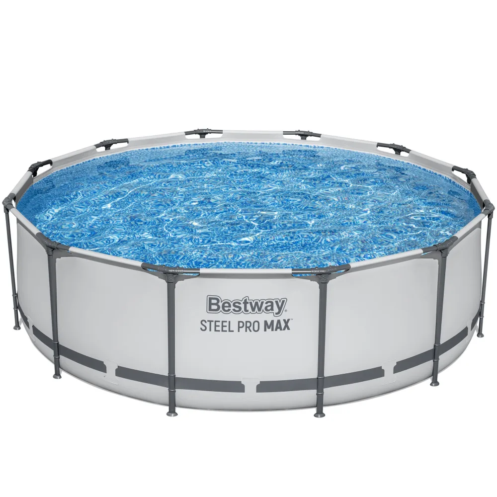 Bestway Pool Set hellgrau 366 x 100 cm
