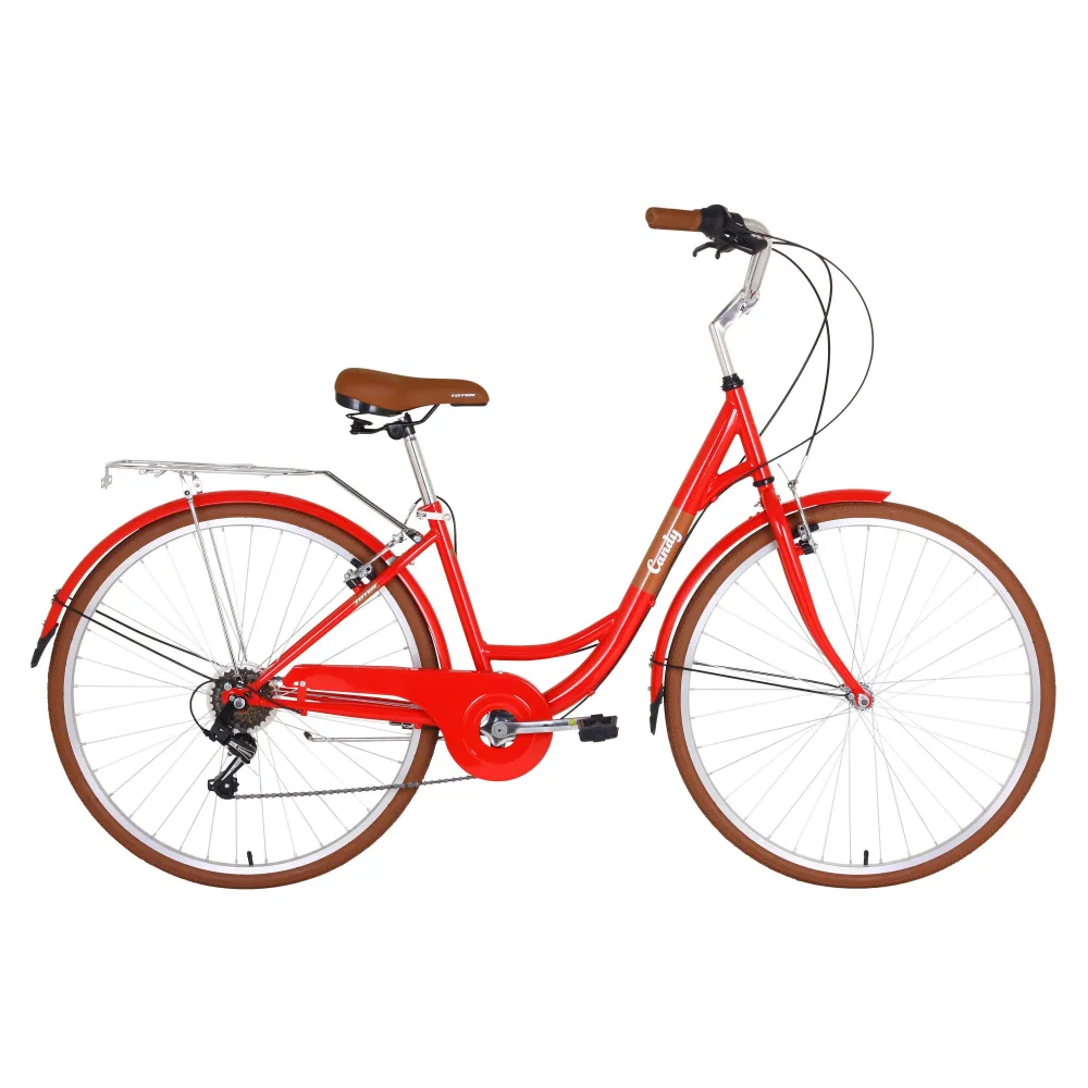 Citybike Damen Velo CANDY rot