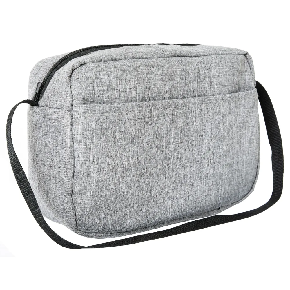 Wickeltasche grau