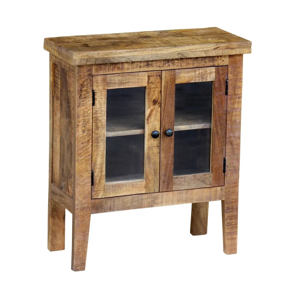 Beistellschrank Holz Vintage SMITH 65 x 76 cm
