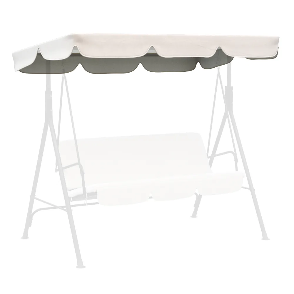 Stoffdach Hollywoodschaukel beige