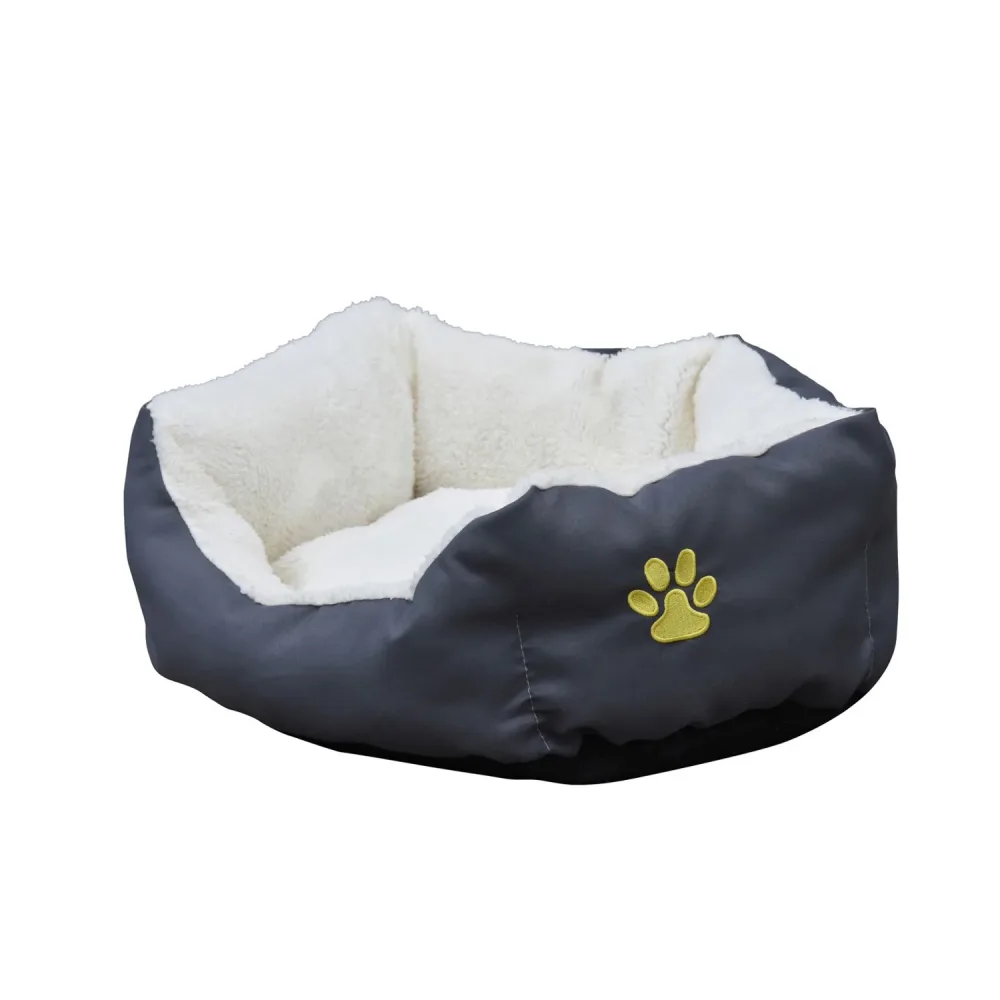 Hundebett Katzenbett PFÖTCHEN S grau
