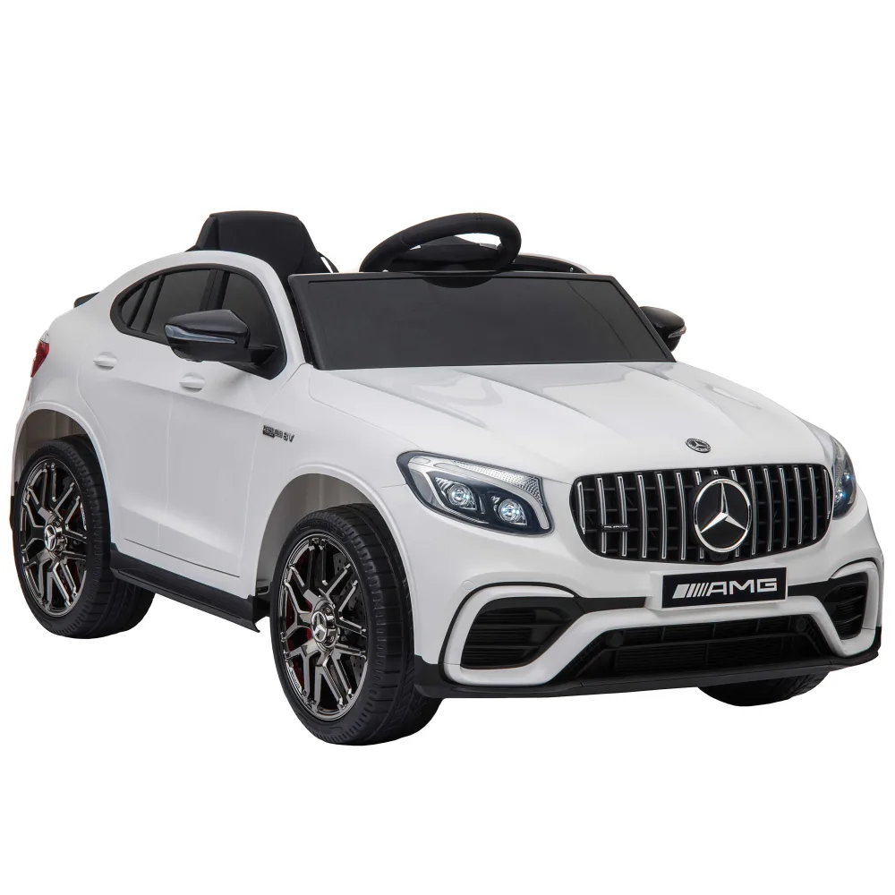 Elektroauto Kinder Mercedes GLC 63S weiss