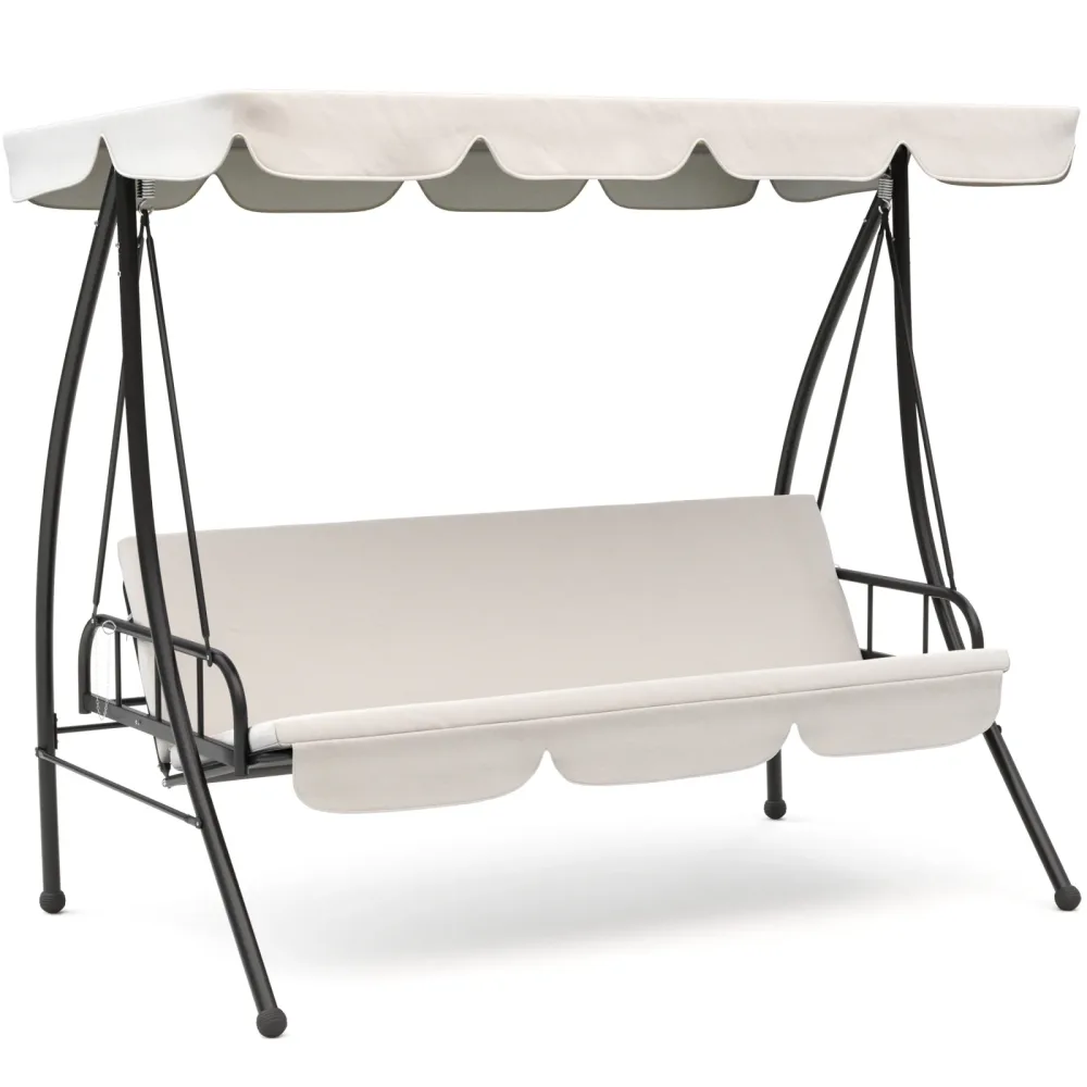 Gartenmöbel Hollywoodschaukel XL beige