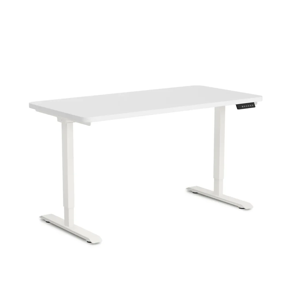 Stehpult elektrisch PREMIUM weiss 120 x 60 cm