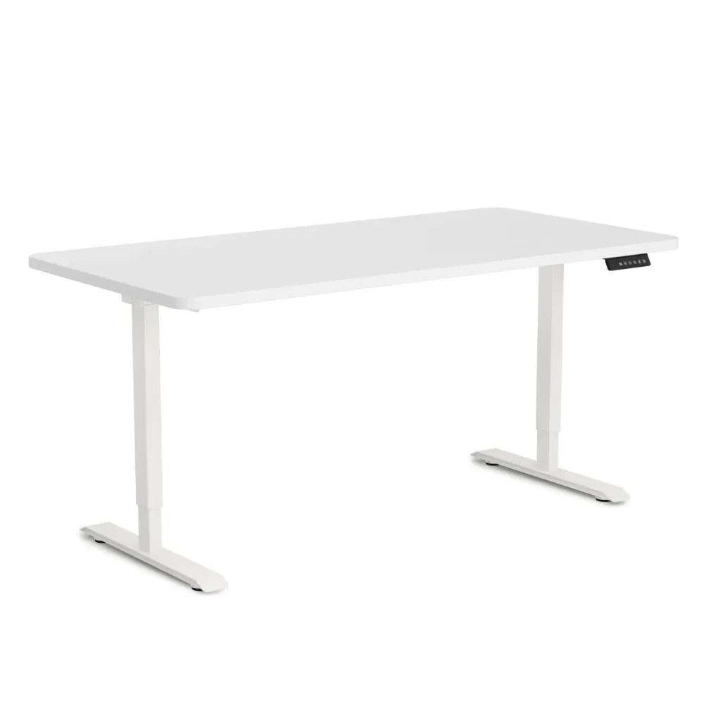 Stehpult elektrisch PREMIUM weiss 140 x 70 cm