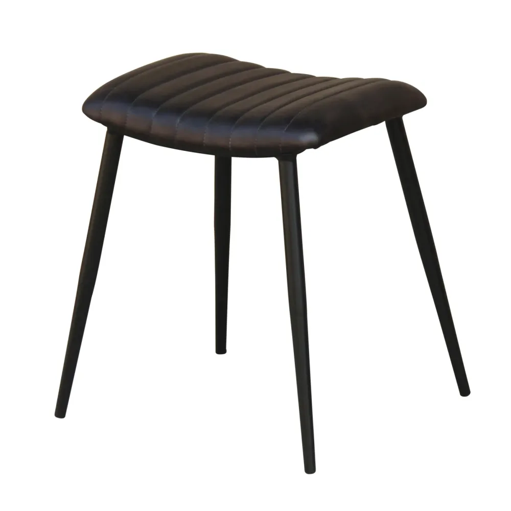 Hocker Leder Vintage MAELLE