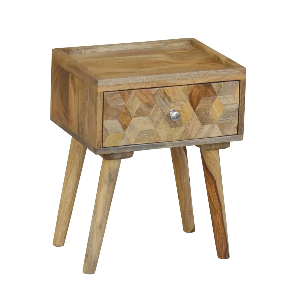 Nachttisch Holz LEVA 1 Schublade
