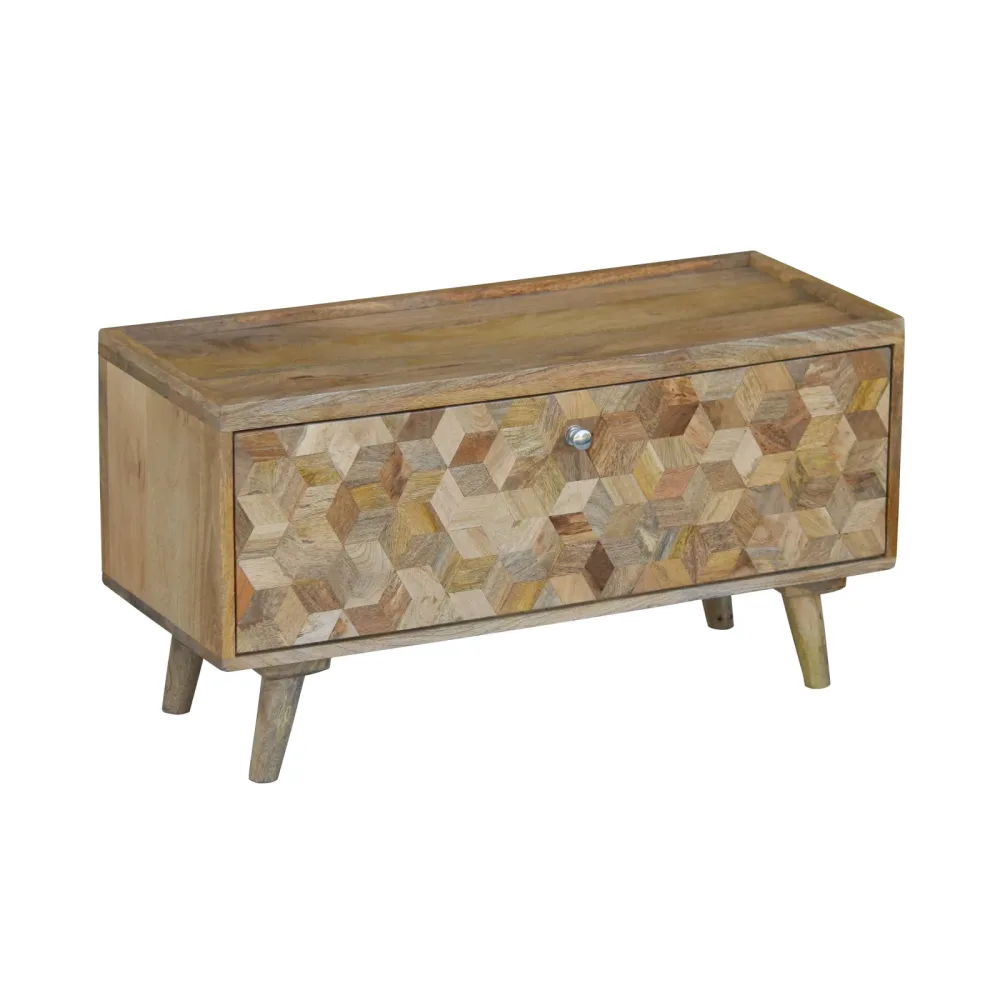 TV Möbel Holz Vintage LEVA