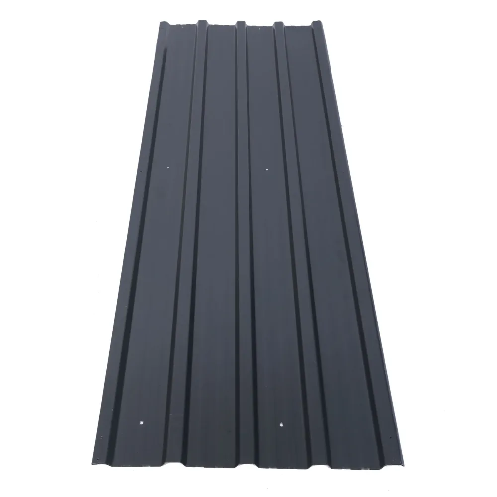 Trapezblech anthrazit 12er Set 129 x 45 cm