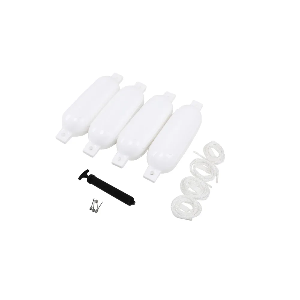 Bootsfender 4er Set weiss 58 x 15 cm