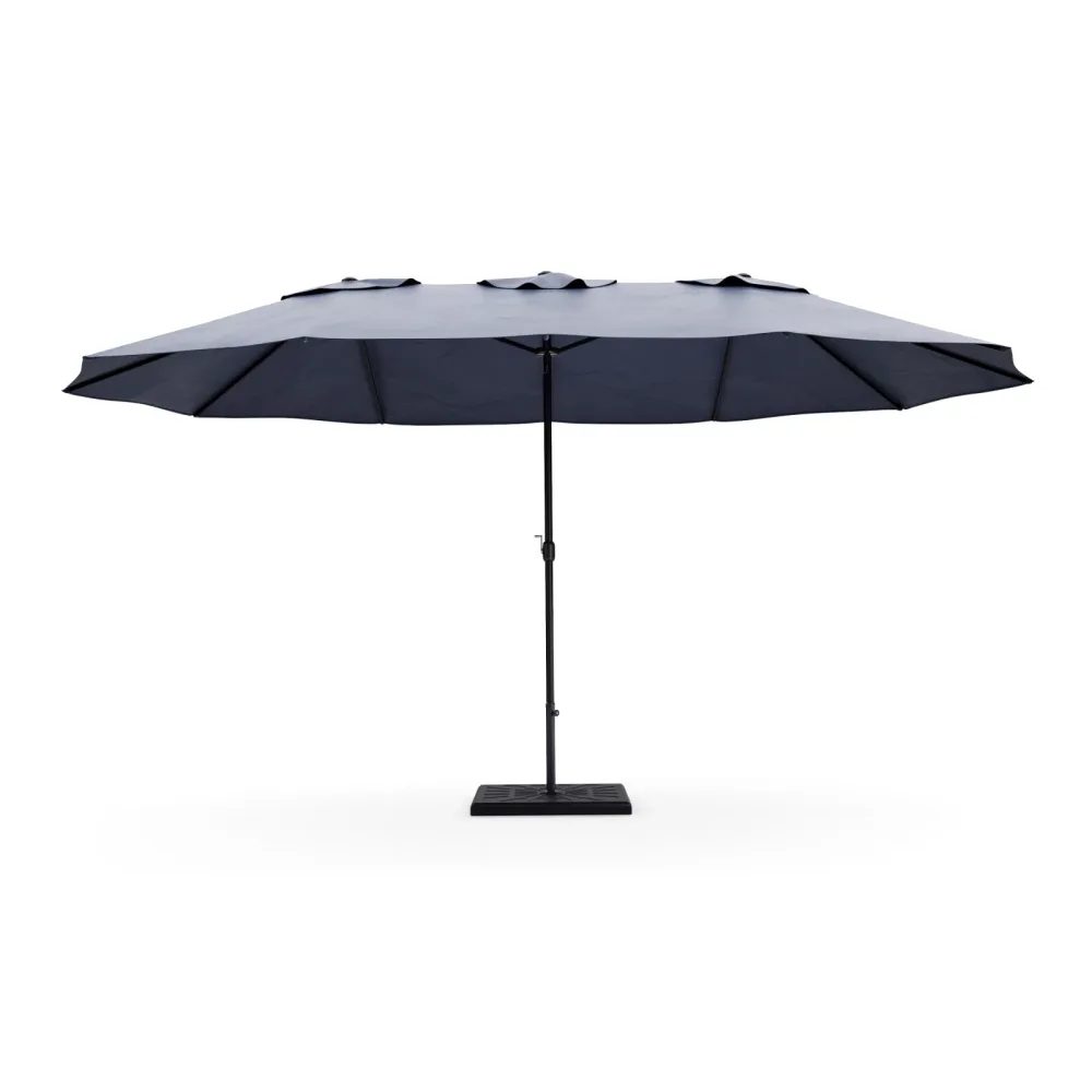 Doppel-Sonnenschirm SOLI 460 x 270 cm blau