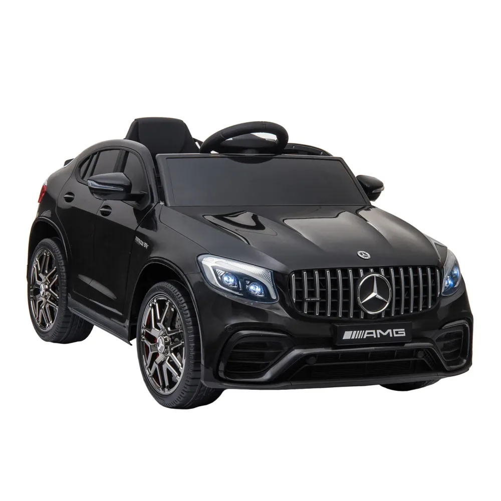 Elektroauto Kinder Mercedes GLC 63S schwarz