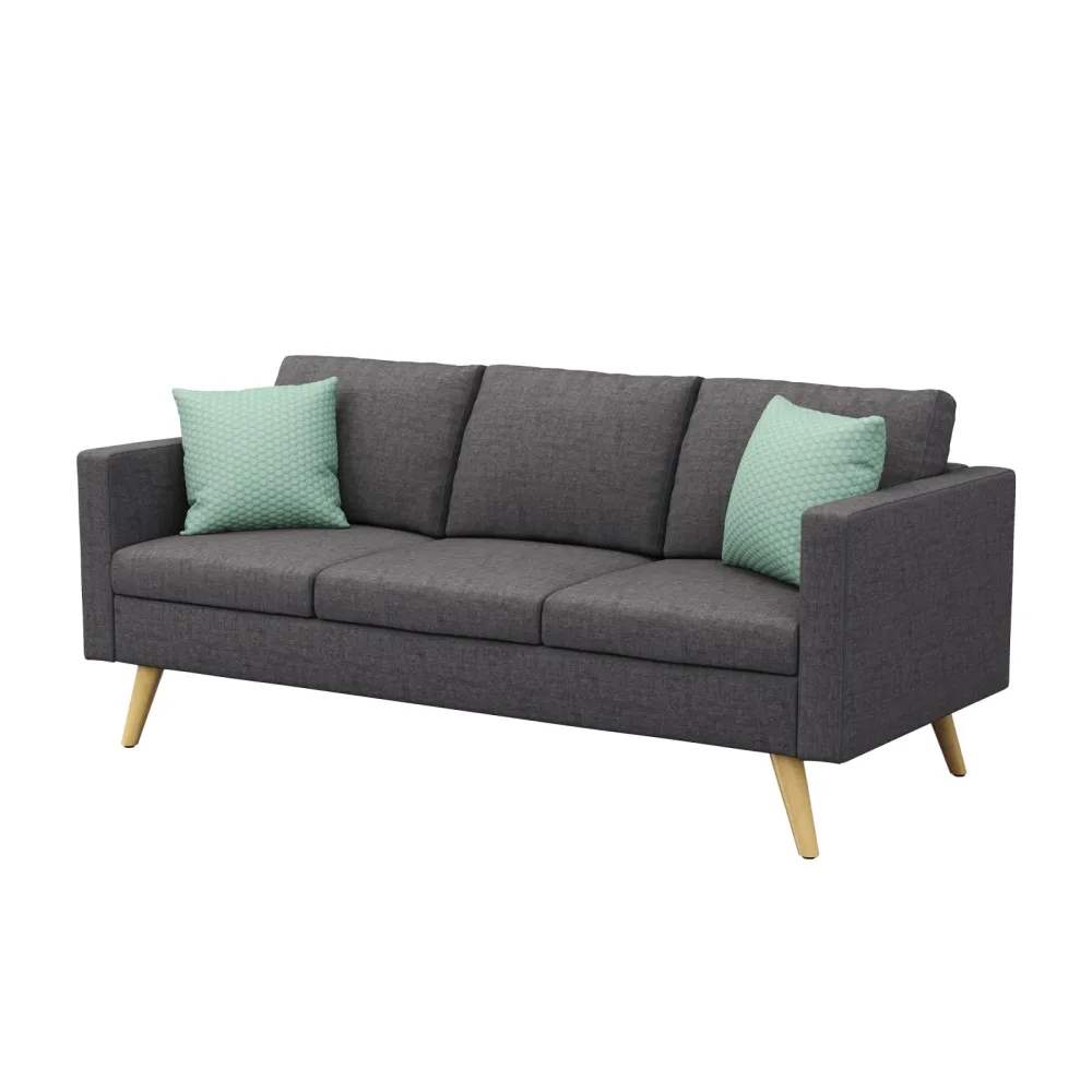 Sofa BLAIR 3-Sitzer anthrazit