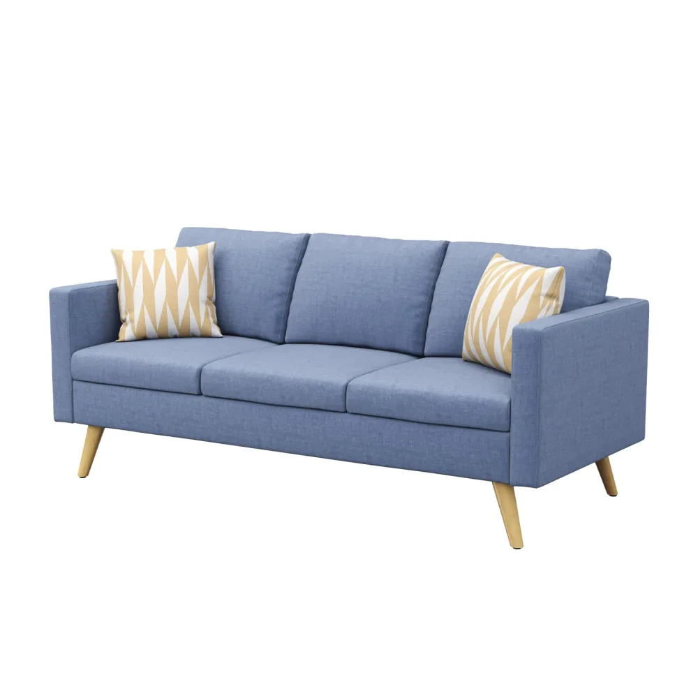 Sofa BLAIR 3-Sitzer blau