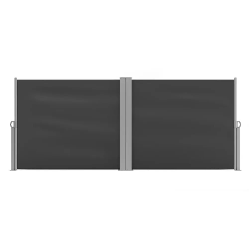 Doppelseitenmarkise VIA 120 x 800 cm anthrazit