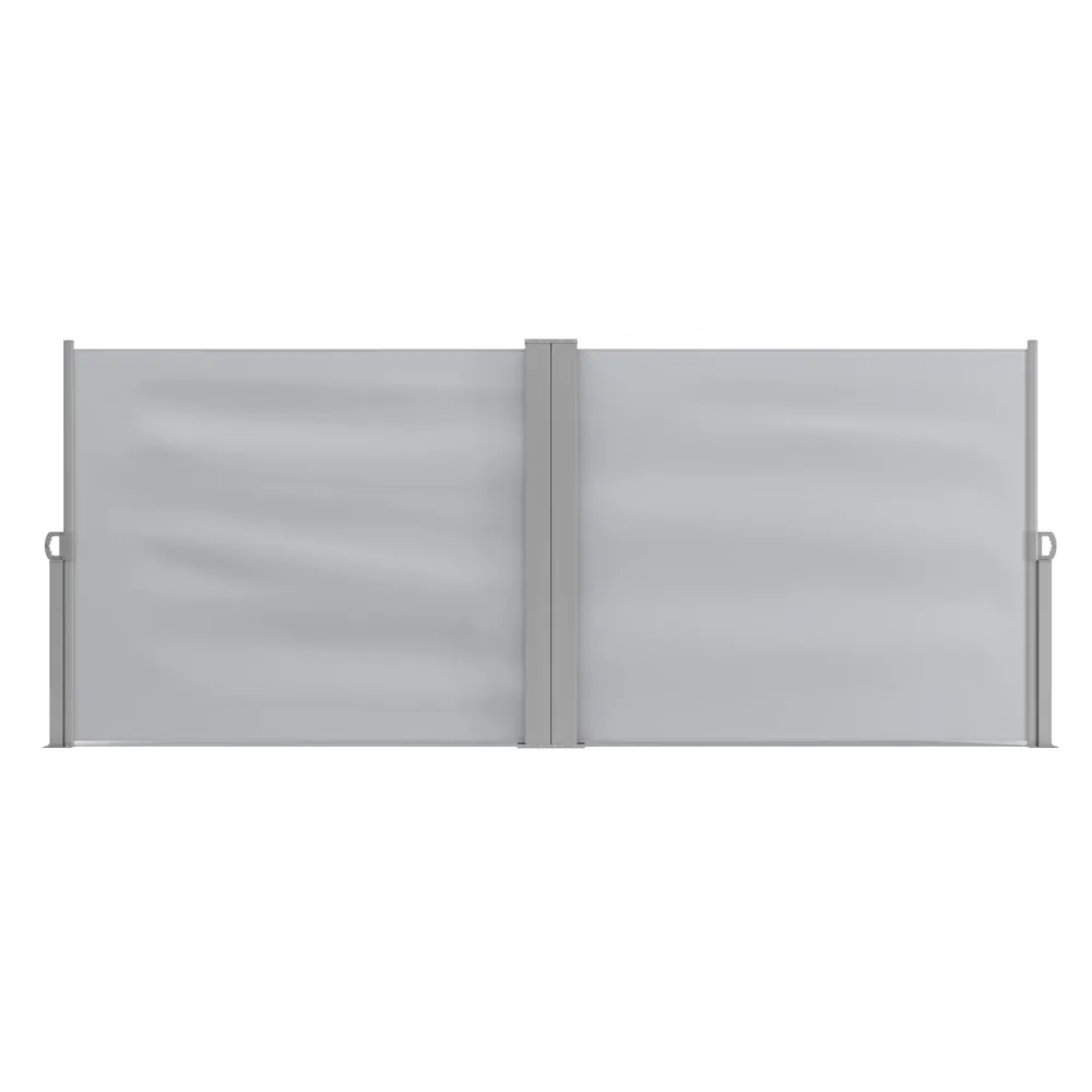 Doppelseitenmarkise VIA 120 x 800 cm grau