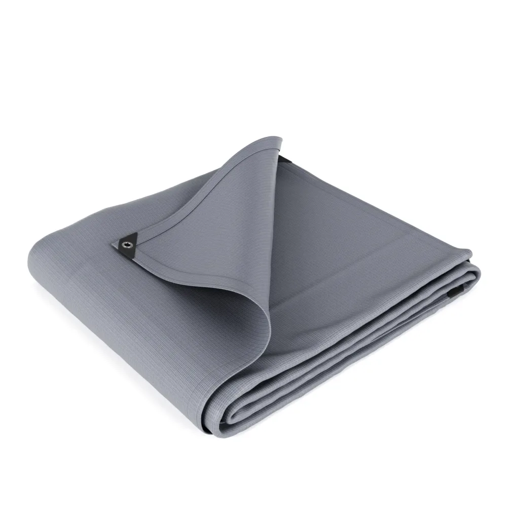 Abdeckplane PVC 450g/m2 grau 2 x 5 m