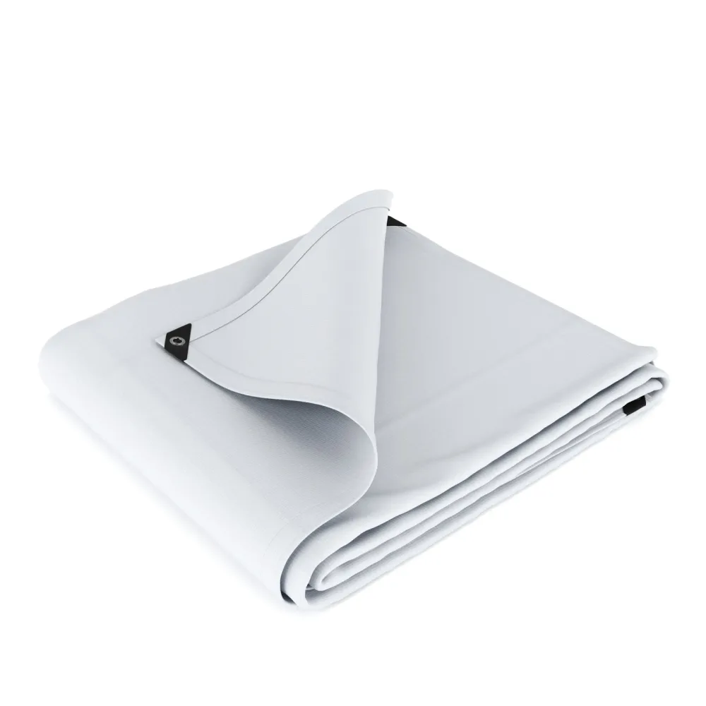 Abdeckplane PVC 450g/m2 weiss 1.5 x 6 m