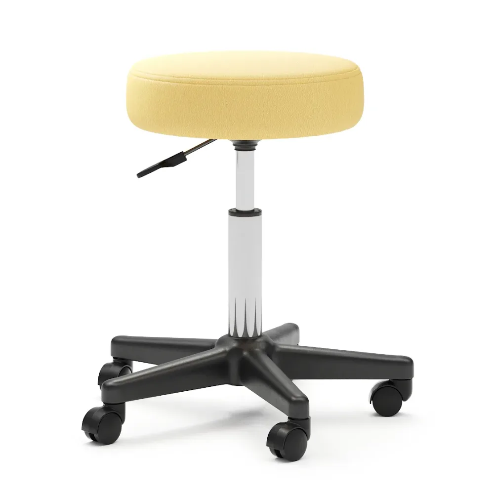 Rollhocker gelb