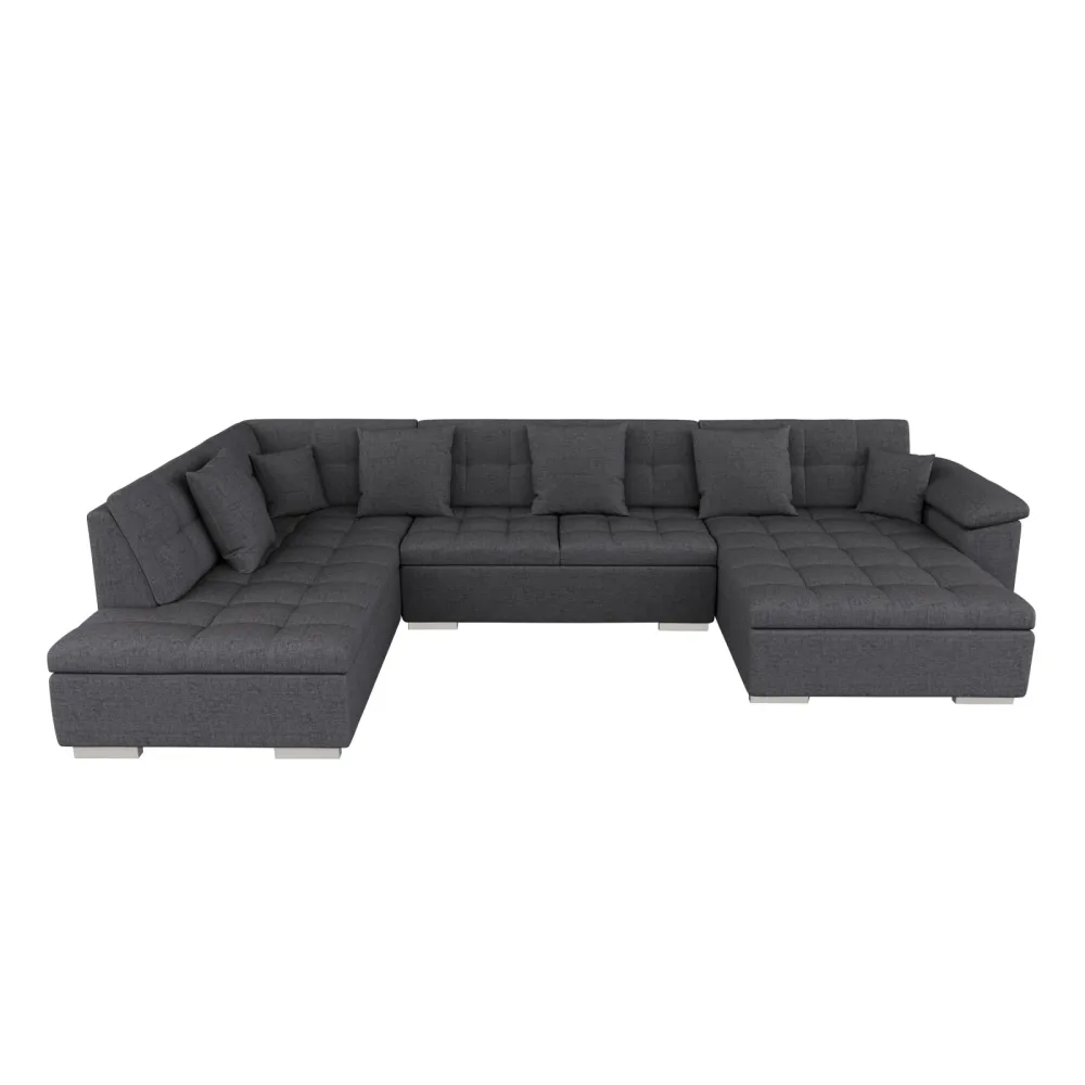 Ecksofa ARIA rechts anthrazit