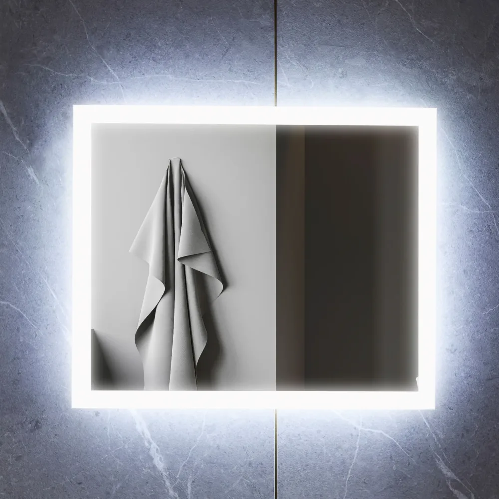 LED Wandspiegel 50 x 60 cm